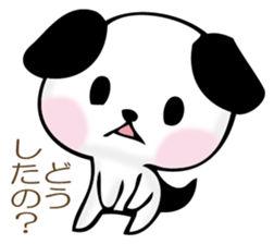 The dog which worries sticker #11593695