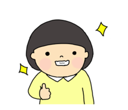 a bob girl mimi sticker #11593760