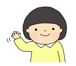 a bob girl mimi sticker #11593790