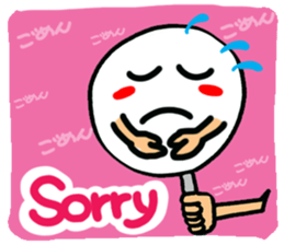 Reaction of a plate. sticker #11593841