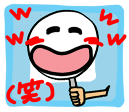 Reaction of a plate. sticker #11593844