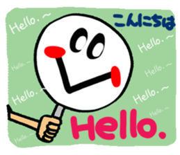 Reaction of a plate. sticker #11593845