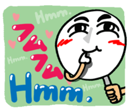 Reaction of a plate. sticker #11593868