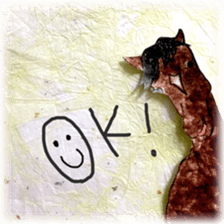 Daily life conversation Colorful Horse sticker #11594405