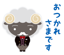 Black Sheep talks gracefully sticker #11594644