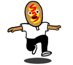 I am Corn dog sticker #11595275