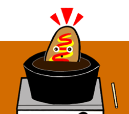 I am Corn dog sticker #11595279