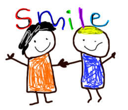 Drawing looks like drawn by a child 3 sticker #11595354