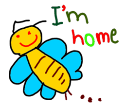 Drawing looks like drawn by a child 3 sticker #11595357