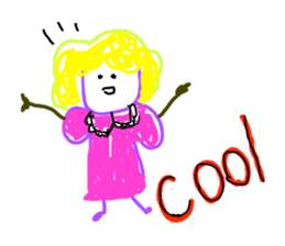 Drawing looks like drawn by a child 3 sticker #11595367