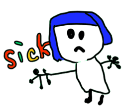 Drawing looks like drawn by a child 3 sticker #11595371