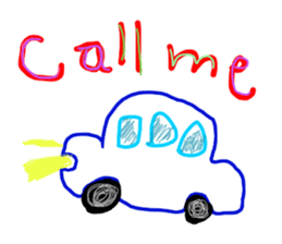 Drawing looks like drawn by a child 3 sticker #11595372