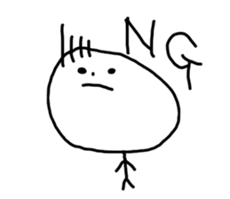 Drawing looks like drawn by a child 3 sticker #11595377