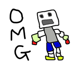 Drawing looks like drawn by a child 3 sticker #11595379