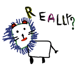 Drawing looks like drawn by a child 3 sticker #11595380