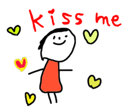 Drawing looks like drawn by a child 3 sticker #11595381