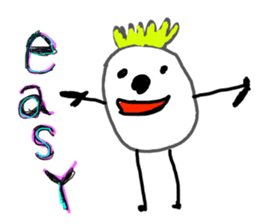 Drawing looks like drawn by a child 3 sticker #11595382