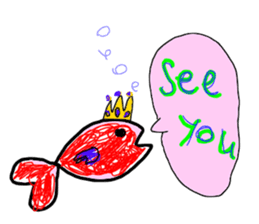 Drawing looks like drawn by a child 3 sticker #11595390