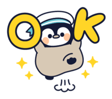 Relaxed penguin ( summer ver.) sticker #11595517