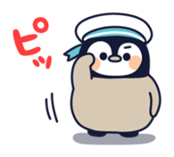 Relaxed penguin ( summer ver.) sticker #11595518