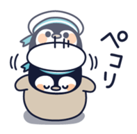 Relaxed penguin ( summer ver.) sticker #11595519