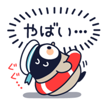 Relaxed penguin ( summer ver.) sticker #11595526