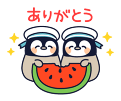 Relaxed penguin ( summer ver.) sticker #11595531