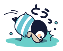 Relaxed penguin ( summer ver.) sticker #11595533