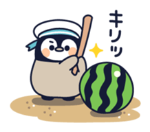 Relaxed penguin ( summer ver.) sticker #11595537