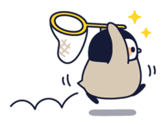 Relaxed penguin ( summer ver.) sticker #11595541