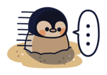 Relaxed penguin ( summer ver.) sticker #11595543