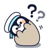 Relaxed penguin ( summer ver.) sticker #11595549