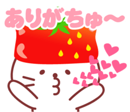 Cat of Strawberry. sticker #11595805