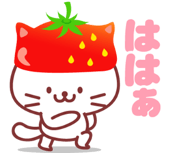 Cat of Strawberry. sticker #11595810