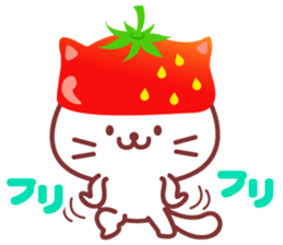 Cat of Strawberry. sticker #11595821