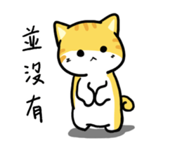 Annoying Staring Cat sticker #11596018