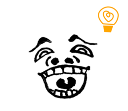 easy to use it! Reaction face -w- sticker #11596237
