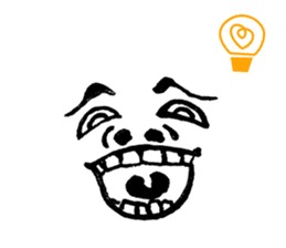 easy to use it! Reaction face -w- sticker #11596237