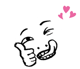 easy to use it! Reaction face -w- sticker #11596240