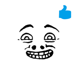 easy to use it! Reaction face -w- sticker #11596244