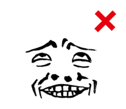 easy to use it! Reaction face -w- sticker #11596247