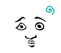 easy to use it! Reaction face -w- sticker #11596259
