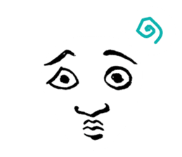 easy to use it! Reaction face -w- sticker #11596259
