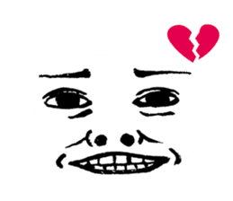 easy to use it! Reaction face -w- sticker #11596263