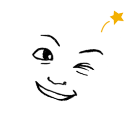 easy to use it! Reaction face -w- sticker #11596266