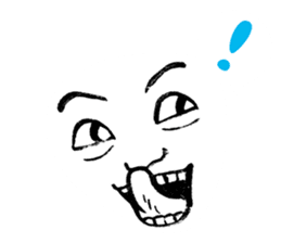 easy to use it! Reaction face -w- sticker #11596270