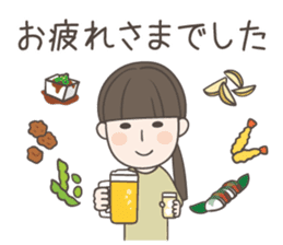 Rustic girl Sticker sticker #11596596