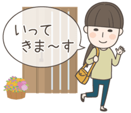 Rustic girl Sticker sticker #11596608