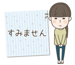 Rustic girl Sticker sticker #11596611