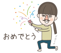 Rustic girl Sticker sticker #11596622